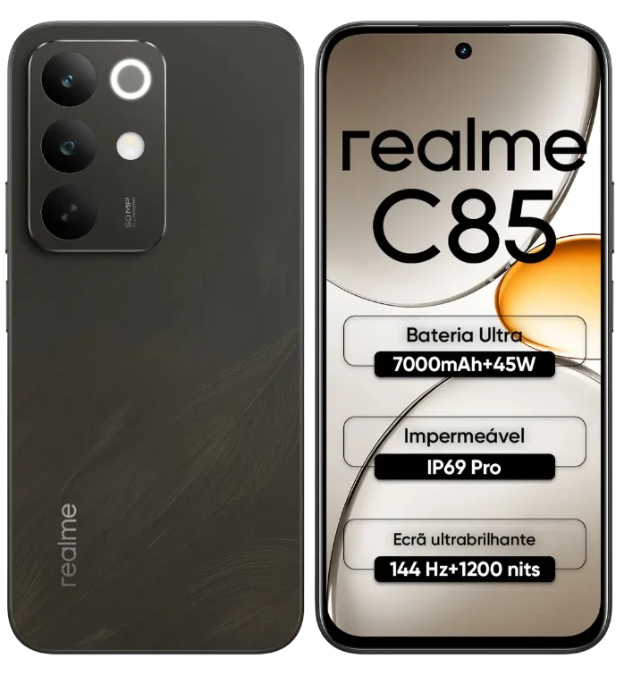 Realme C85 Ultra no Boleto